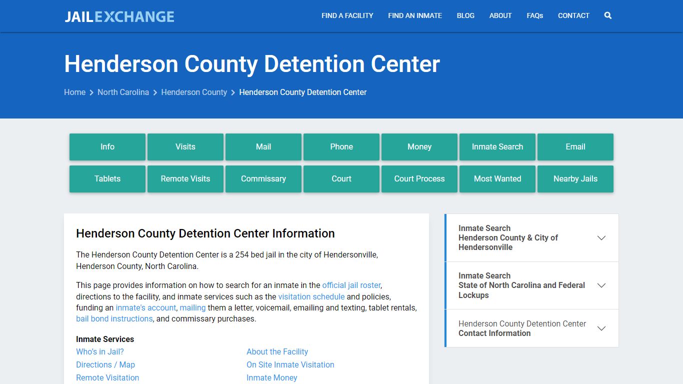 Henderson County Detention Center - Jail Exchange